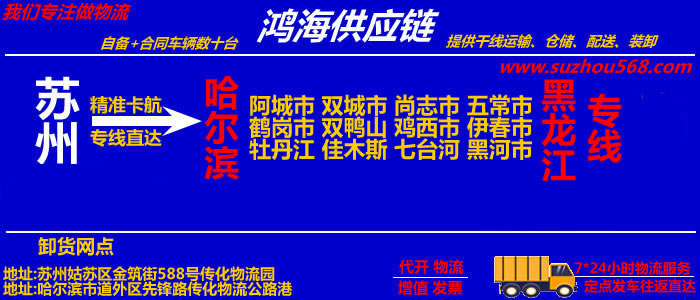 苏州到哈尔滨物流公司_苏州到哈尔滨货运专线